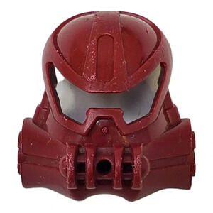 LEGO Bionicle - MASK ONLY  - Toa - Vakoma - Metru - Huna - 47308 - Dark Red